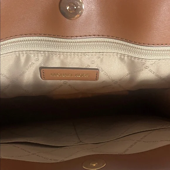 Michael Kors Dark Brown Monogram Briefcase - Picture 13 of 15